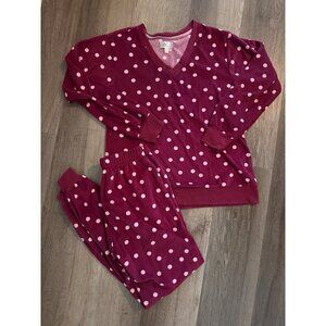 Aria collection polka pajama pant set size XS